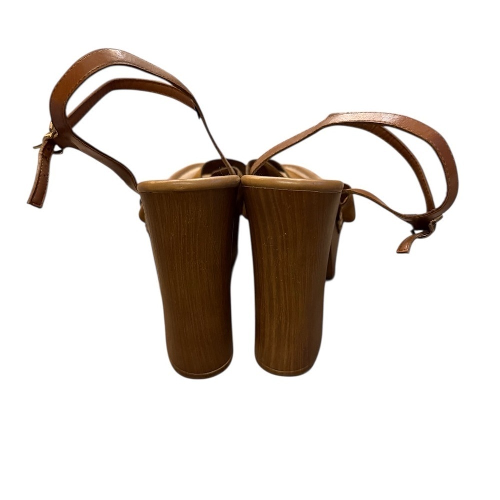Breckelles Tan Platform Mules - Picture 6 of 7